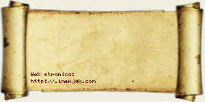 Anđela Debeljak vizit kartica